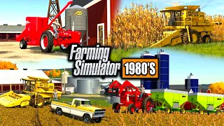 1980'S CORN & SOYBEAN HARVEST, FEEDING LIVESTOCK, PLANTING & MORE! (ROLEPLAY)