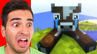 REAGISCO AL CARTONE DI MINECRAFT