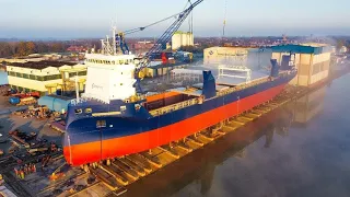 MV Symphony Atlantic launched at Scheepswerf Ferus Smit in Leer (DE)