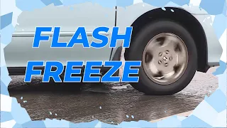 What is a flash freeze, and why is it so dangerous?