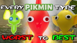 EVERY Pikmin Type Ranked from Worst to Best
