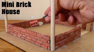 DIY Miniature House Build with Mini Bricks - Dream House Build