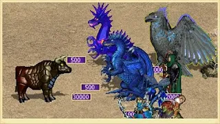 Heroes 3 - 30 000 Mighty Gorgons vs ALL