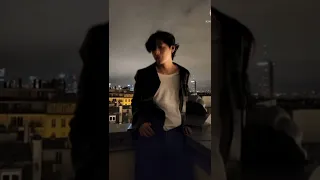 BTS V in Paris for CELINE's 2023 Menswear collection