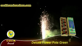 Deluxe Flower Pots Green Colour cockbrandcrackers com