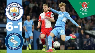 Man City Highlights | CITY 6-1 WYCOMBE | Carabao Cup | De Bruyne, Mahrez, Foden, Torres, Palmer
