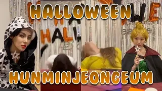 Loona struggling to speak during their halloween vlive