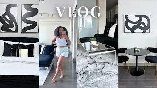 VLOG | Apartment Updates, New Coffee & Dining Room Table, Amazon Home Haul
