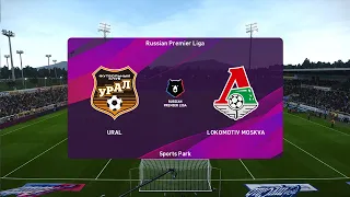 ⚽  ural       vs lokomotiv moskva   ⚽ | 🏆 Russian premier liga     (20/09/2021) 🎮 Pes21