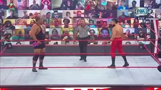 Keith Lee Vs Andrade - WWE Raw 28/09/2020 (En Español)