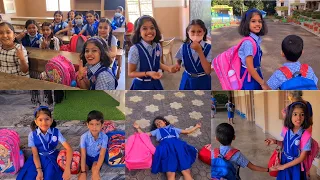 #Tiyakutty #Advikuttan #1stday At School🥰ചെറുതായി കരച്ചിൽ😢 വന്നു രണ്ടുപേർക്കും