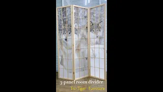 3-Panel Folding Room Divider Screen