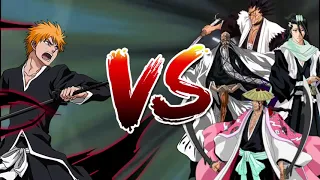 Ichigo Vs All Gotei 13 captains power levels Bleach power levels