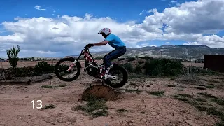 A true beginner at Trials - Beta EVO 300 - Learning the Double Blip