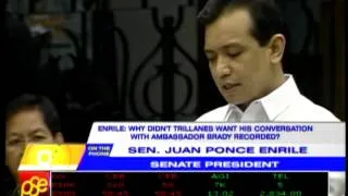 JPE denies knowing about Trillanes attack