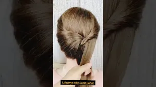 Hairstyle For Party | Hairstyle For Long Hair | Viral Reels #short #youtubeshort #viralshort