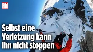 Extremsportler: Alpin-Skifahrer am Limit | Mont Blanc