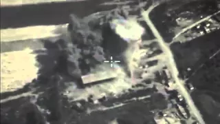 Точный удар авиабомбой нанесли Российские ВВС по складу боепипасов ИГИЛ