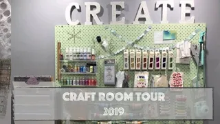 Craft Room Tour 2019 || Craft Room Organisation & Storage