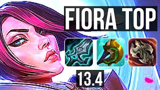FIORA vs DARIUS (TOP) | Rank 3 Fiora, 7 solo kills, 15/4/7, 300+ games | TR Challenger | 13.4