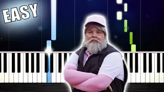 TONES AND I - DANCE MONKEY - EASY Piano Tutorial by PlutaX