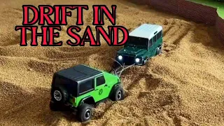 Truck and cars made from alloy and plastic being shown. Drift in the sand. #kidsvideo #truck #play