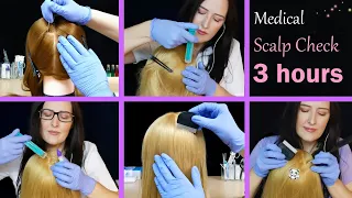 ASMR Sleep-Inducing Scalp Check Compilation: 3 hours (requested)