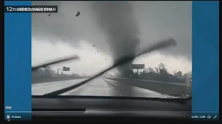 Violent videos show tornadoes touching down in Southeast Texas Tuesday