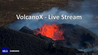 DrFox2000  - VolcanoX Live Stream Recording Day 30 Rebbi Volcano in Iceland Part 2