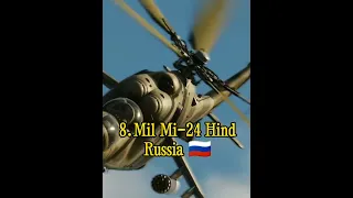 Top 10 Best Attack Military Helicopters In The World 🌏||Dumbledore_Army||#shorts #education #attack
