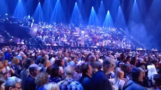 Before the ABBA Voyage concert in the ABBA Arena on 05 June 2022