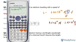 ⚗️ Solve De Broglie Wavelength Problems