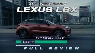 All New 2024 Lexus LBX hybrid city SUV Revealed | GoPureCars