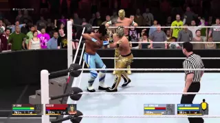 WWE 2K16: Royal Rumble: Lucha Dragons vs New Day