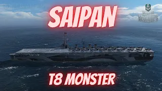 USS Saipan  - World of Warships WOWS gameplay - Twitch Highlight