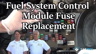Fuel System Control Module Fuse Replacement
