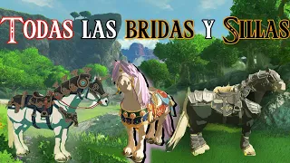 💥Cómo conseguir TODAS las BRIDAS y SILLAS🐴 en Breath of the wild | Arreos ancestrales