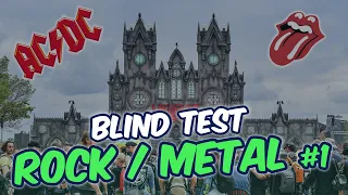 BLIND TEST ROCK / METAL