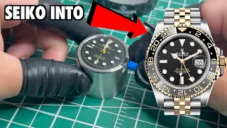 Modding A Seiko Into the 2023 GMT Master 2!