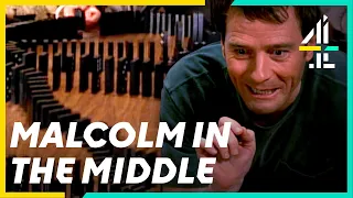 Hal’s INCREDIBLE Domino Run | Malcolm in the Middle