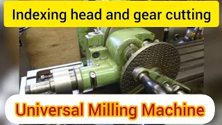 Indexing head and gear cutting on Universal milling machine