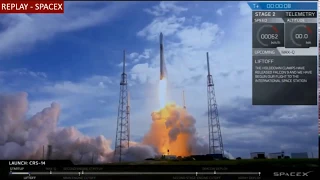 SpaceX Falcon 9 Dragon Launch CRS-14 10.04.2018