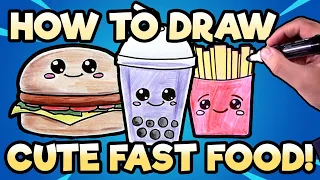 How to Draw Cute Fast Food | TTDL