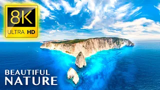 BEAUTIFUL NATURE 8K ULTRA HD - Travel Around the World with Relaxing Music