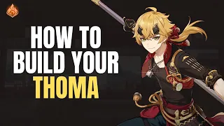 You'll Never Get Stunned With Thoma | Thoma Build Guide And Showcase | Genshin Impact 2.2