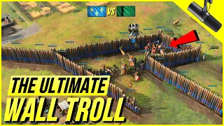 Age of Empires 4 - The Most Annoying Wall Defence