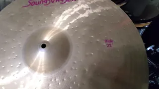 CYMBAL MODIFICATION - Hand Hammering Entry Level Cymbal - 22" Sound Vader Ride - Before & After Demo