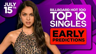 EARLY PREDICTIONS | Billboard Hot 100, Top 10 Singles | July 15th, 2023
