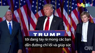 Diễn văn thắng cử của tân Tổng thống Donald Trump [Vietsub] Highlights