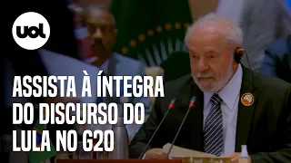 G20: "Não nos interessa um G20 dividido", diz lula; veja discurso na íntegra